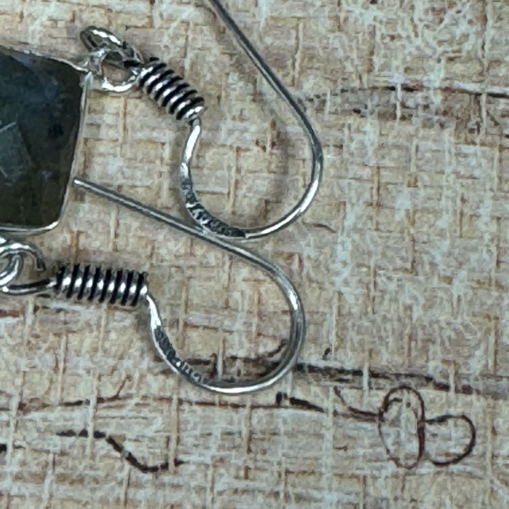 Faceted Labradorite Earrings - image 5